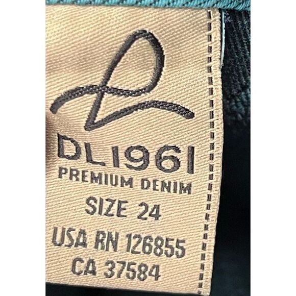 DL1961 Jeans 25 Emma Bali Legging Skinny 4 Way Stretch 360 Transition Teal - Picture 10 of 11